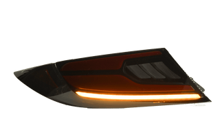 OLM Raiden LED Taillights Smoke Lens, Red Bar: Subaru BRZ / Toyota GR86 2022 - 2026