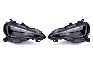 OLM Sequential Style Headlights 6000K HID/ D2H Bulbs: Scion FR-S / Subaru BRZ / Toyota 86 2013 - 2021