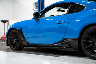 OLM TR Style Side Skirts Unpainted: Subaru BRZ / Toyota GR86 2022 - 2026