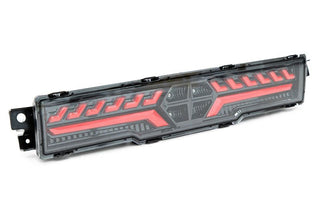 OLM V2 F1 Rear Brake Light Clear Lens, Black Base, Red Bar: Subaru BRZ / Toyota GR86 2022 - 2026