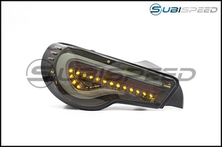 OLM VL Style Black Gold Edition Smoked Lens Tail Lights: Scion FR-S / Subaru BRZ / Toyota 86 2013 - 2021