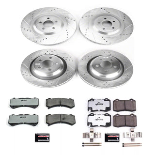 PowerStop Front and Rear Z26 Coated Brake Kit: Scion FR-S / Subaru BRZ 2013 - 2016