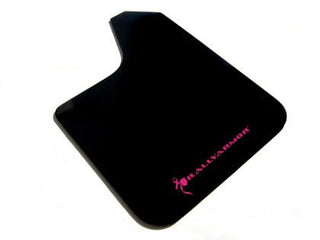 Rally Armor Basic Universal Mud Flaps Pink Logo: Fits Most Models
