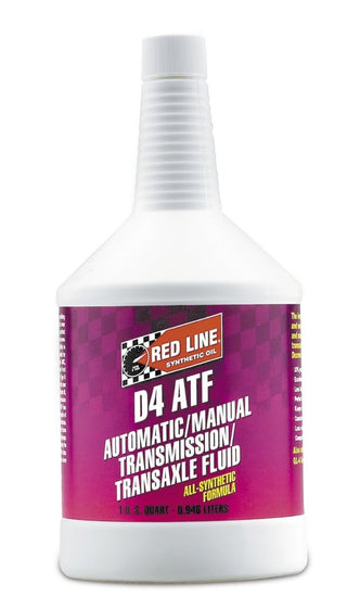 Red Line Super Automatic Transmission Fluid D4 ATF: Fits Most Models