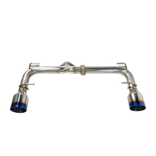 Remark Axle Back Exhaust: Subaru BRZ 2022 - 2026 & Toyota GR86 2022 - 2026 w/ Burnt Stainless Steel Single Wall Tips