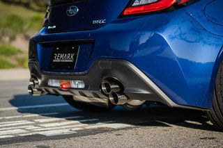 Remark Sports Touring Cat Back Exhaust: Subaru BRZ (13-20), Scion FR-S (13-16), Toyota GT86 (17-21) & Subaru GR86 (22+)