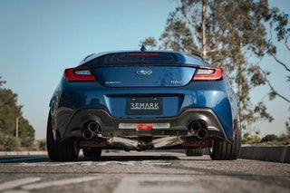 Remark Sports Touring Cat Back Exhaust: Subaru BRZ (13-20), Scion FR-S (13-16), Toyota GT86 (17-21) & Subaru GR86 (22+)