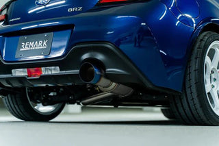 Remark R1-Spec Single-Exit Cat Back Exhaust: Toyota GR86 (22-24) & Subaru BRZ (22-24) w/ Titanium Tip