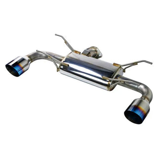 Remark Stainless Steel Axle Back Muffler: Subaru BRZ 2022 - 2026 & Toyota GR86 2022 - 2026 w/ Burnt Wall Polished Tips