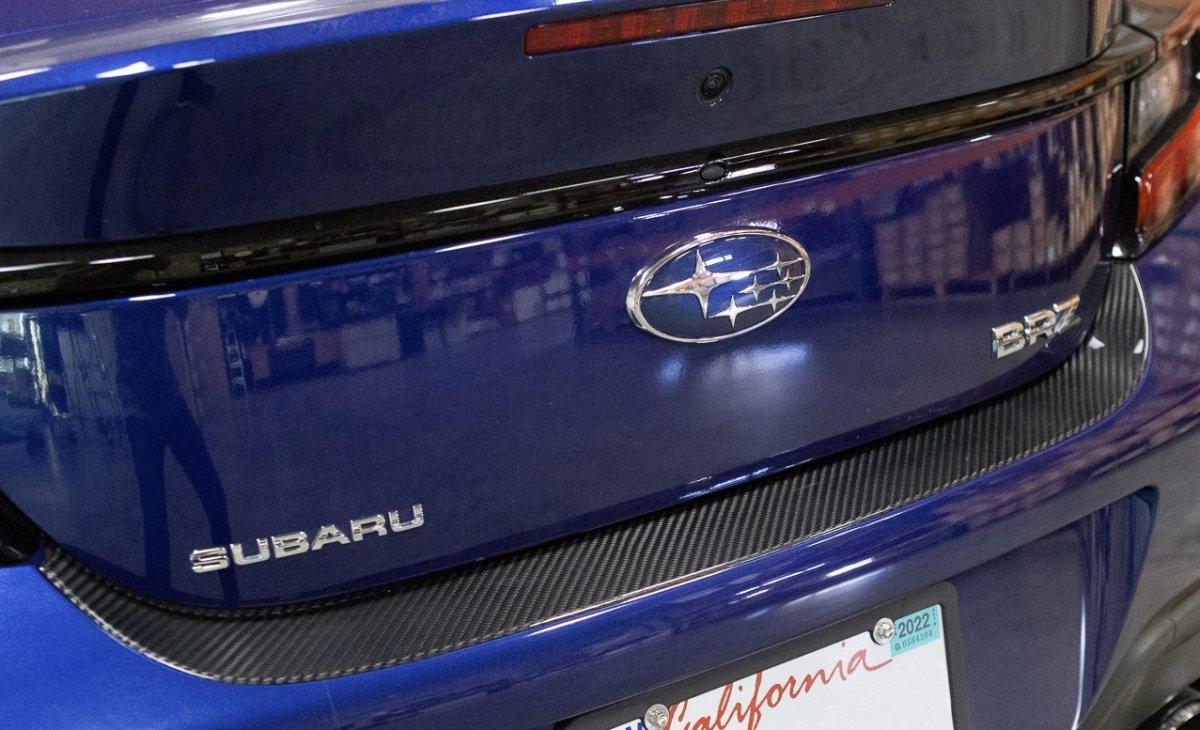 Revel GT Dry Carbon Rear Door Step Guard: Toyota GR86 (22-24) & Subaru BRZ (22-24)