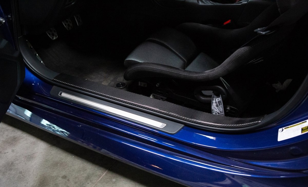 Revel GT Dry Carbon Scuff Plate Cover: Subaru BRZ 2022 - 2026 & Toyota GR86 2022 - 2026