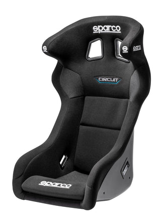 Sparco Circuit QRT Fixed Back Racing Seat Black: Fits Most Models