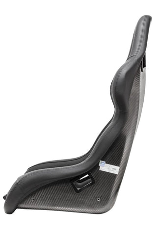 Sparco Evo L Performance Fixed Back Racing Seat (BLACK) w/ Carbon Fiber Shell: Fits Most Models