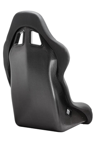 Sparco Evo L Performance Fixed Back Racing Seat (BLACK) w/ Carbon Fiber Shell: Fits Most Models