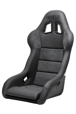 Sparco Evo QRT Performance Fixed Back Racing Seat Black: Fits Most Models