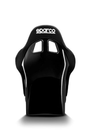 Sparco Evo S QRT Fixed Back Racing Seat Black: Fits Most Models