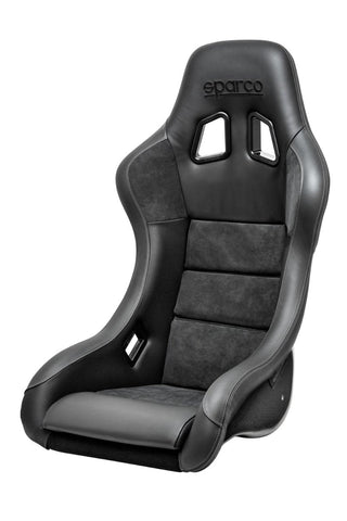 Sparco QRT-C Racing Seat w/ Gray Stitch and Carbon Fiber Shell: Fits Most Models