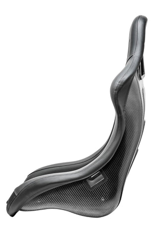 Sparco QRT-C Racing Seat w/ Gray Stitch and Carbon Fiber Shell: Fits Most Models