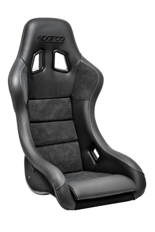 Sparco QRT-C Racing Seat w/ Gray Stitch and Carbon Fiber Shell: Fits Most Models