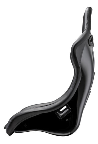 Sparco QRT-Performance Fixed Back Seat: Fits Most Models Black Leather w/ Alcantara