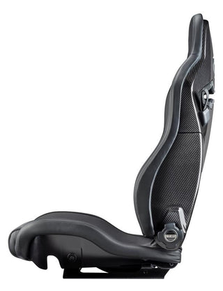 Sparco SPX Carbon Fiber Seat (LEFT SIDE): Fits Most Models w/ Leather / Alacantara Black