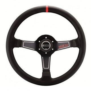 Sparco Steering Wheel L575 Leather Black: Fits Most Models