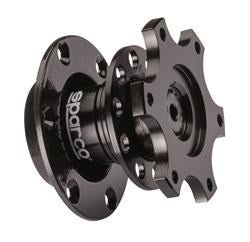Sparco Steering Wheel Quick Release Competition Bolt-On: Fits Most Models