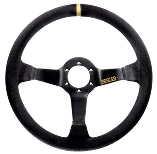 Sparco Steering Wheel R 325 Suede Black: Fits Most Models