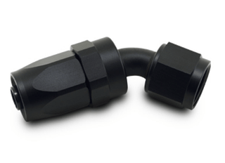 Vibrant -8AN 45 Degree Swivel Hose End Fitting: Fits Most Models