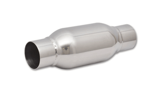 Vibrant Stainless Steel Bottle Style Resonator: Fits Most Models w/ 3.0" Inlet, 3.0" Outlet, and 12" Overall Length