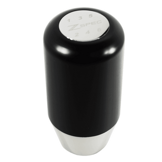 ZSPEC Shift Knob M12-1.25 Delrin & Stainless Steel 6-Speed Shift Pattern Coin