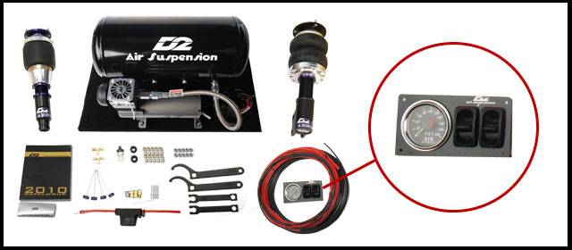 D2 Racing Air Suspension Kit: Scion FR-S 2013-2016; Toyota 86 2017-2020; Subaru BRZ 2013-2020