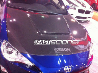 Seibon VS Carbon Fiber Hood: Scion FR-S 2013-2016; Toyota 86 2017-2018; Subaru BRZ 2013-2018
