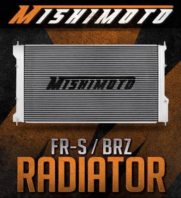 Mishimoto Aluminum Radiator: Scion FR-S 2013-2016; Toyota 86 2017-2020; Subaru BRZ 2013-2020