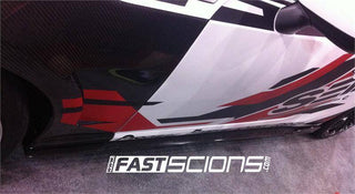 Seibon TA Carbon Fiber Side Skirts: Scion FR-S 2013-2016; Toyota 86 2017-2018; Subaru BRZ 2013-2018