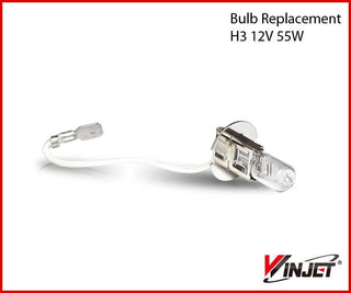 Winjet Fog Lights (Clear w/ Black): Scion tC 2005 - 2010