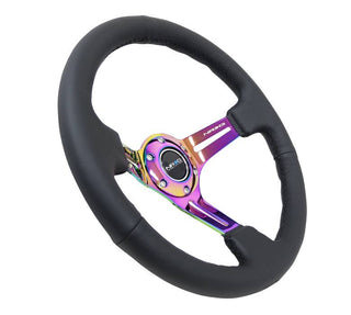 NRG Innovations RST-018 Wood Deep Dish Steering Wheel (350mm)