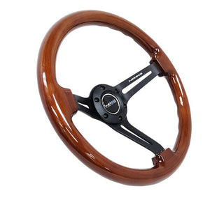 NRG Innovations RST-018 Wood Deep Dish Steering Wheel (350mm)