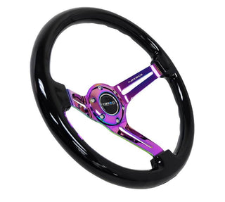 NRG Innovations RST-018 Wood Deep Dish Steering Wheel (350mm)