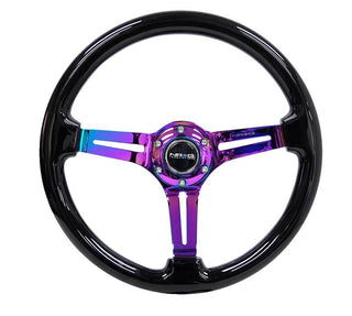 NRG Innovations RST-018 Wood Deep Dish Steering Wheel (350mm)