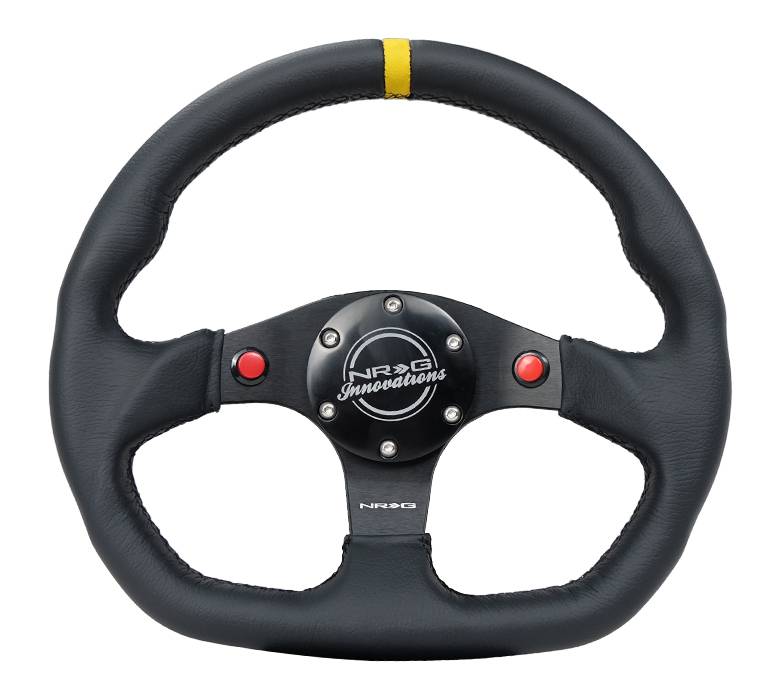 NRG Innovations RST-024 Flat Bottom Steering Wheel (320mm)
