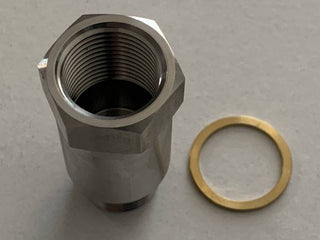 Vibrant CEL Eliminator / O2 Restrictor Fitting (STRAIGHT) w/ Adjustable Jet Inserts