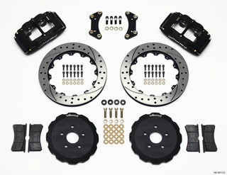 Wilwood 4-Piston Caliper Front Big Brake Kit (FRONT): Scion tC 2005 - 2010